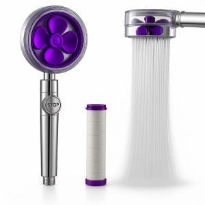 Soffione doccia alta pressione, ventola turbo fan 360°...