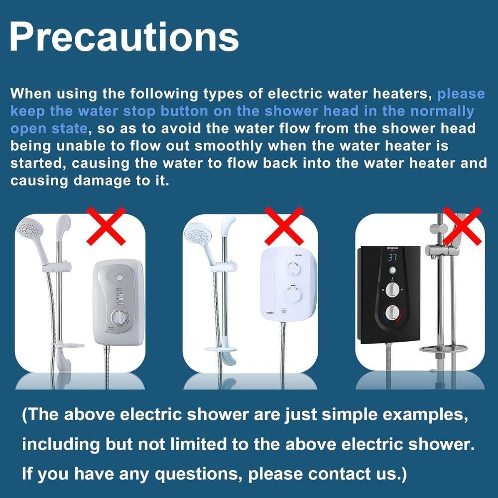  soffione doccia alta pressione, ventola turbo fan 360° con interruttore stop e filtro - foto 6