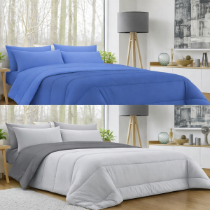 Mybedsoul Set Biancheria Da Letto Matrimoniale Damascato 7 Pezzi – Terracotta, Microfibra Morbida Con Piumone E Lenzuola