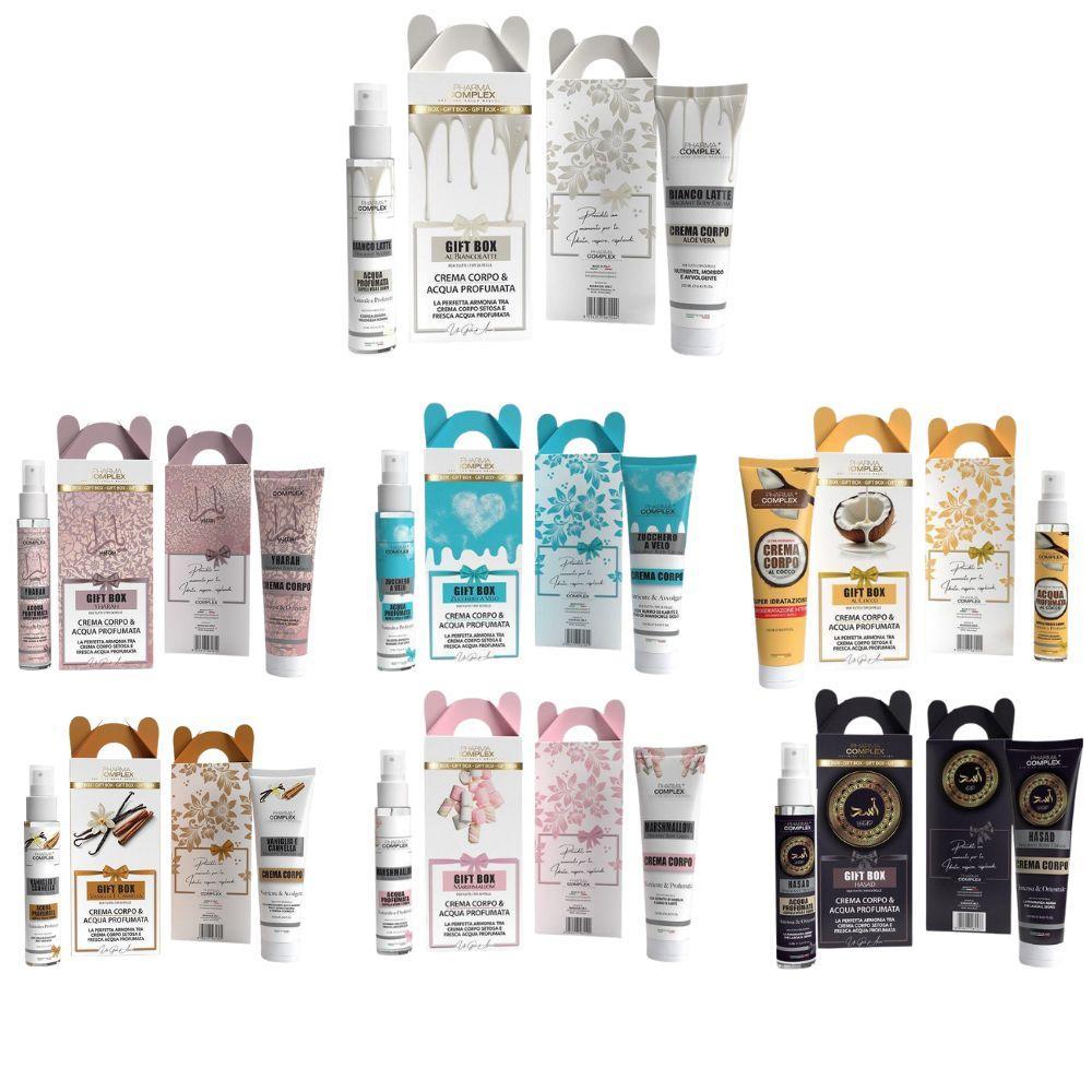 pharma complex gift box crema corpo idratante e acqua profumata - foto 1