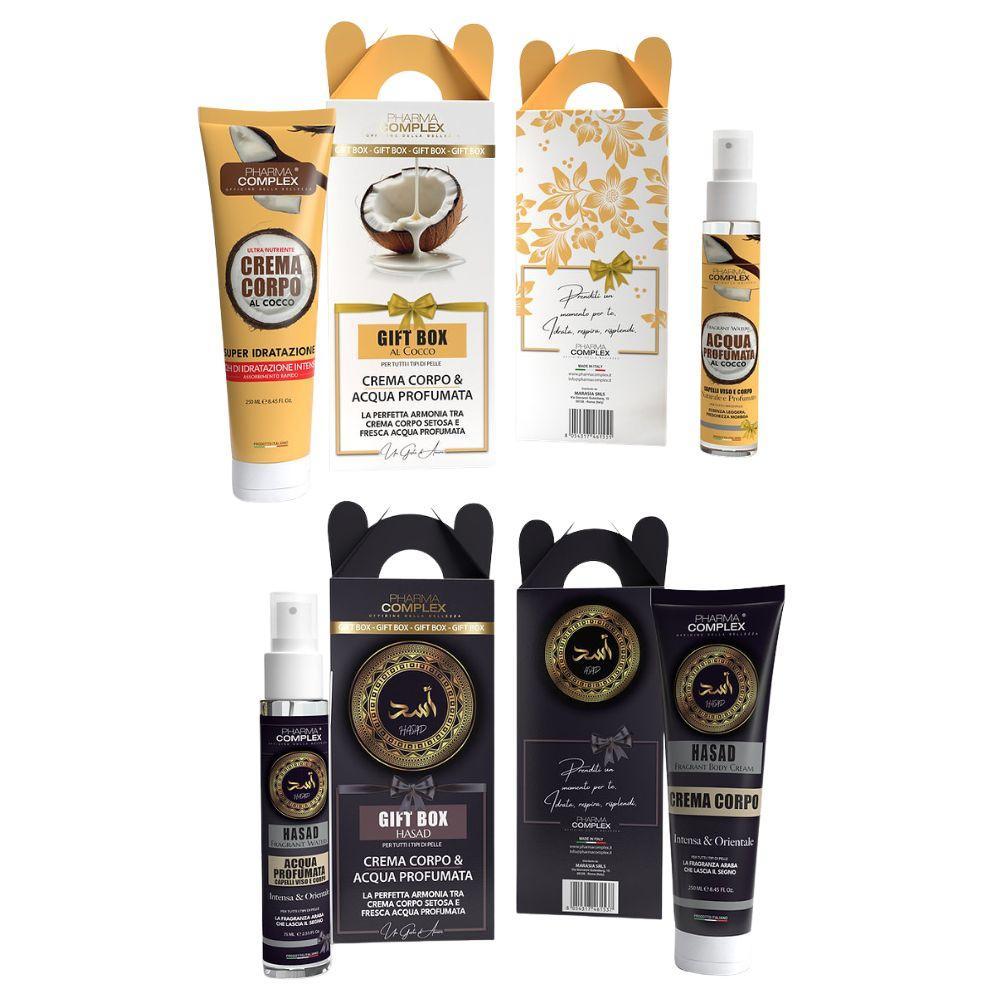 pharma complex gift box crema corpo idratante e acqua profumata - foto 5