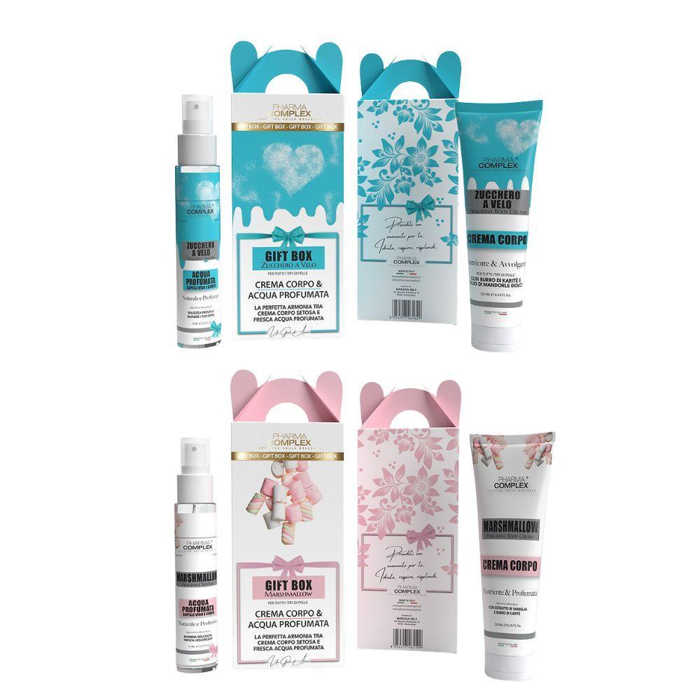 pharma complex gift box crema corpo idratante e acqua profumata - foto 6