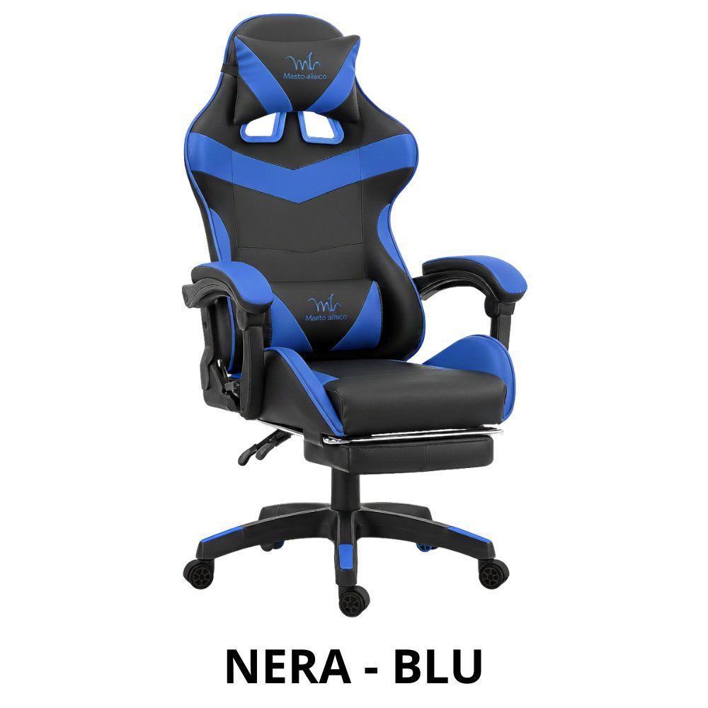 sedia da gaming / ufficio ergonomica con ruote - foto 5