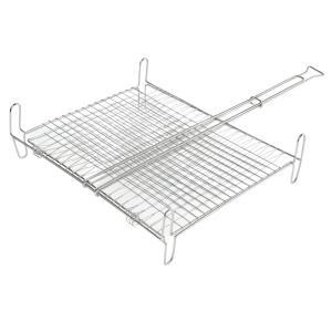 Bestbq graticola doppia con impugnatura