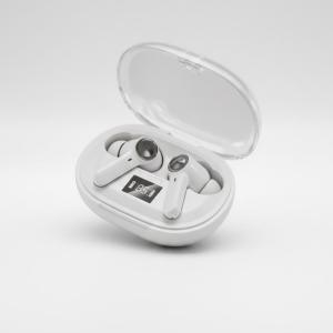 Cuffie wireless bluetooth  con custodia di ricarica e display digitale