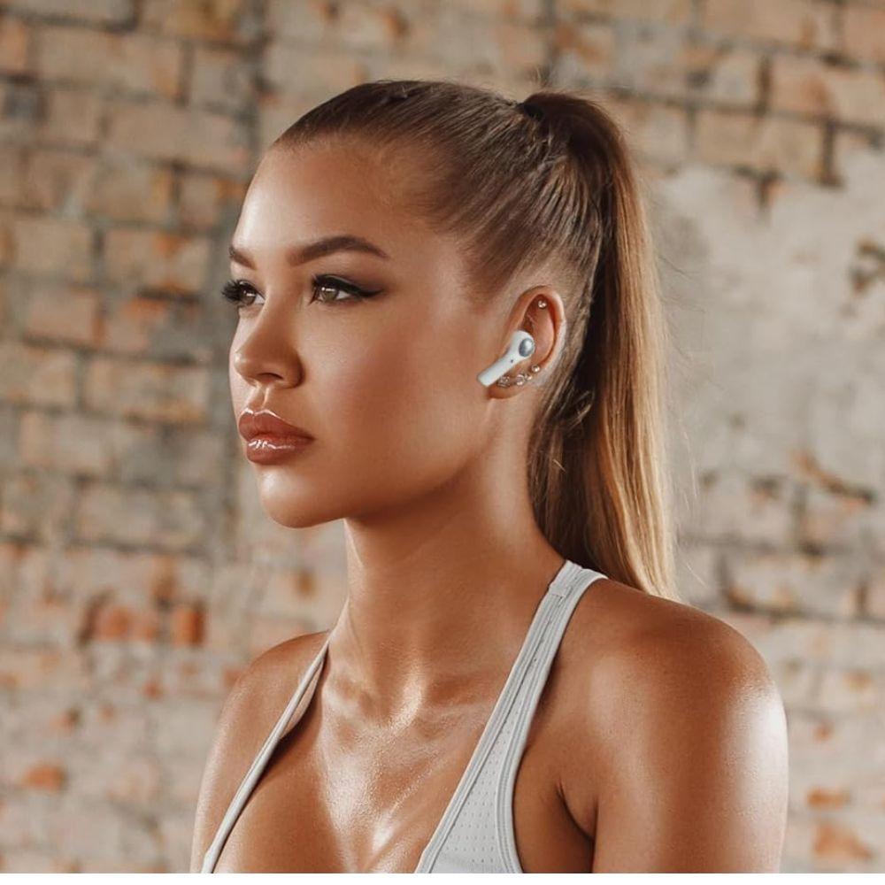 andowl cuffie wireless bluetooth andowl con custodia di ricarica e display digitale - foto 5