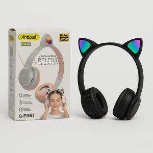 Cuffie bluetooth cat ear headset
