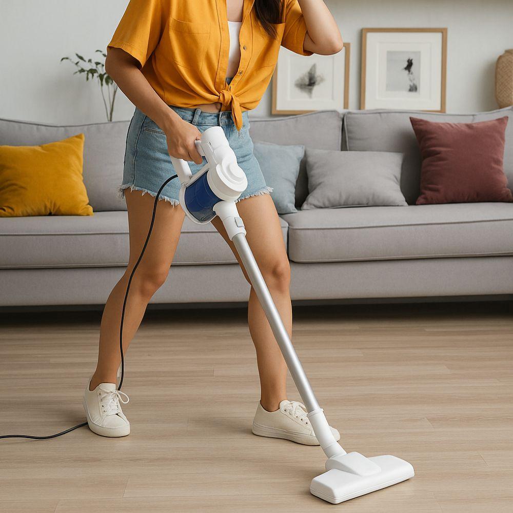  scopa elettrica aspirapolvere con filo 600w - foto 4