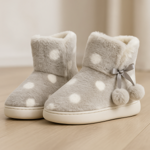 Ciabatta a stivaletto grigia modello alba