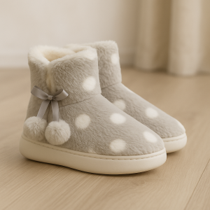 Ciabatta a stivaletto grigia modello alba