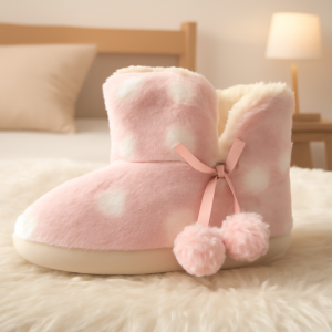 Ciabatta a stivaletto rosa modello alba