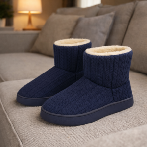 Ciabatta a stivaletto blu modello fatina