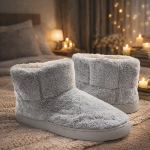 Ciabatta a stivaletto grigia modello sainey