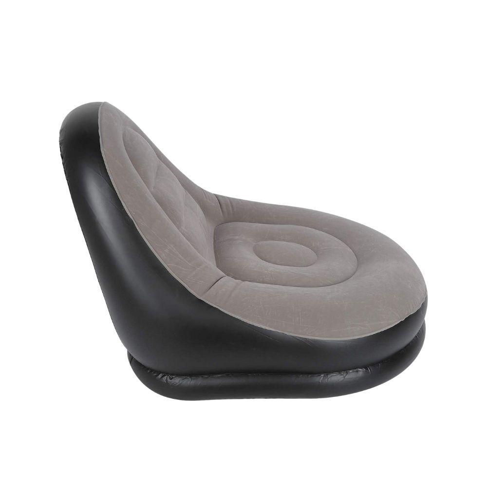  poltrona gonfiabile con poggia piedi ergonomicamente progettata per campeggio e relax capacità 200 kg facile da gonfiare e sgonfiare ideale come regalo - foto 5