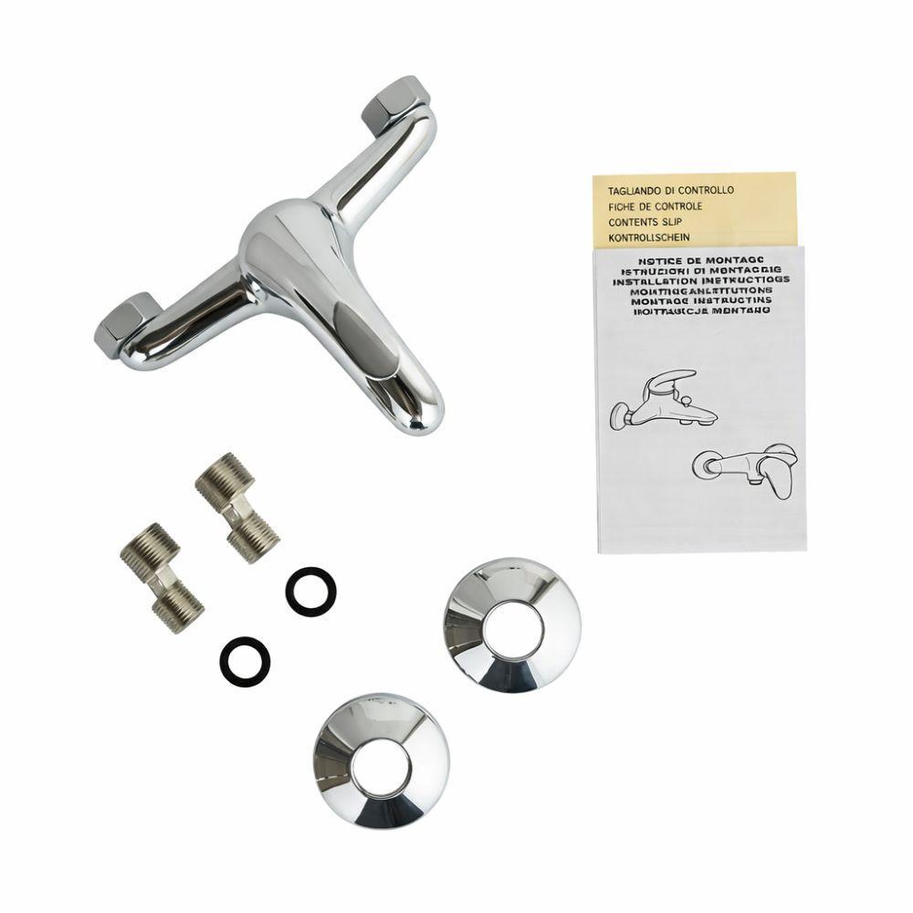  miscelatore rubinetto da bagno monocomando cromato - foto 3