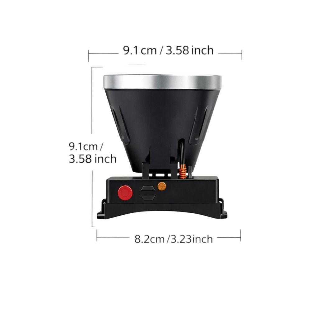  lampade da testa, torcia led frontale,faro usb super luminosa - foto 3