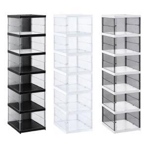 Scarpiera a 6 ripiani richiudibile salvaspazio 105x25.5x34.5cm