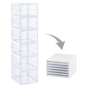 Scarpiera a 6 ripiani richiudibile salvaspazio 105x25.5x34.5cm