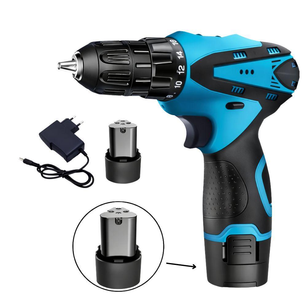  trapano avvitatore con accessori inclusi 12v - foto 2