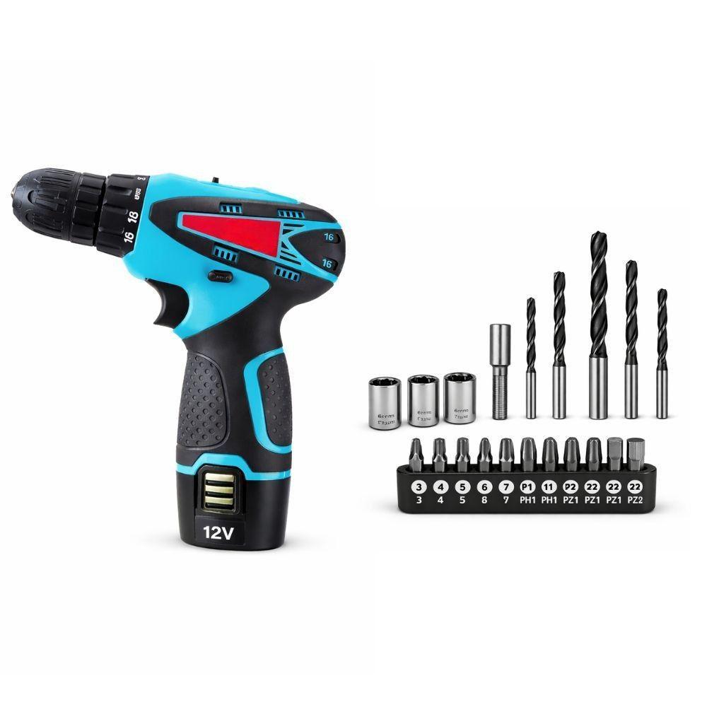  trapano avvitatore a batteria 12v - foto 4