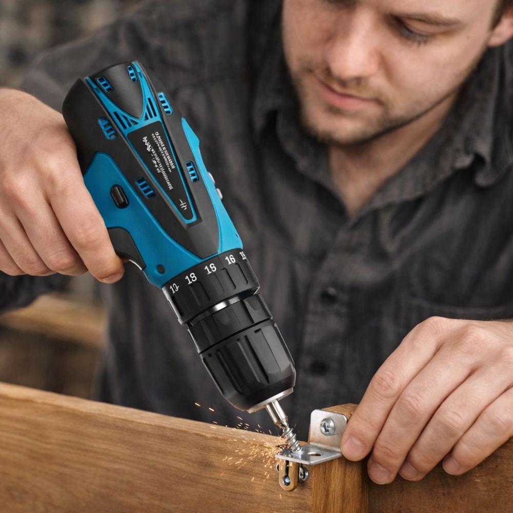  trapano avvitatore con accessori inclusi 12v - foto 5