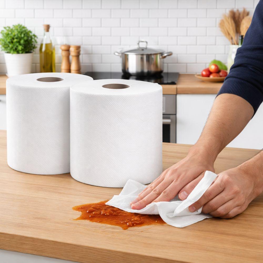  6 rotoloni di carta da cucina da 2500 strappi - foto 4