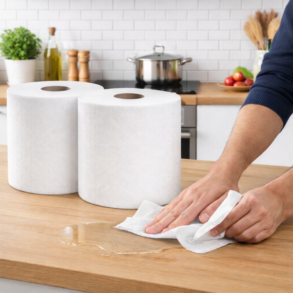  6 rotoloni di carta da cucina da 2500 strappi - foto 5