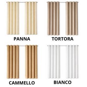 Coppia di tende in velluto coprenti con anelli – 140x290 cm
