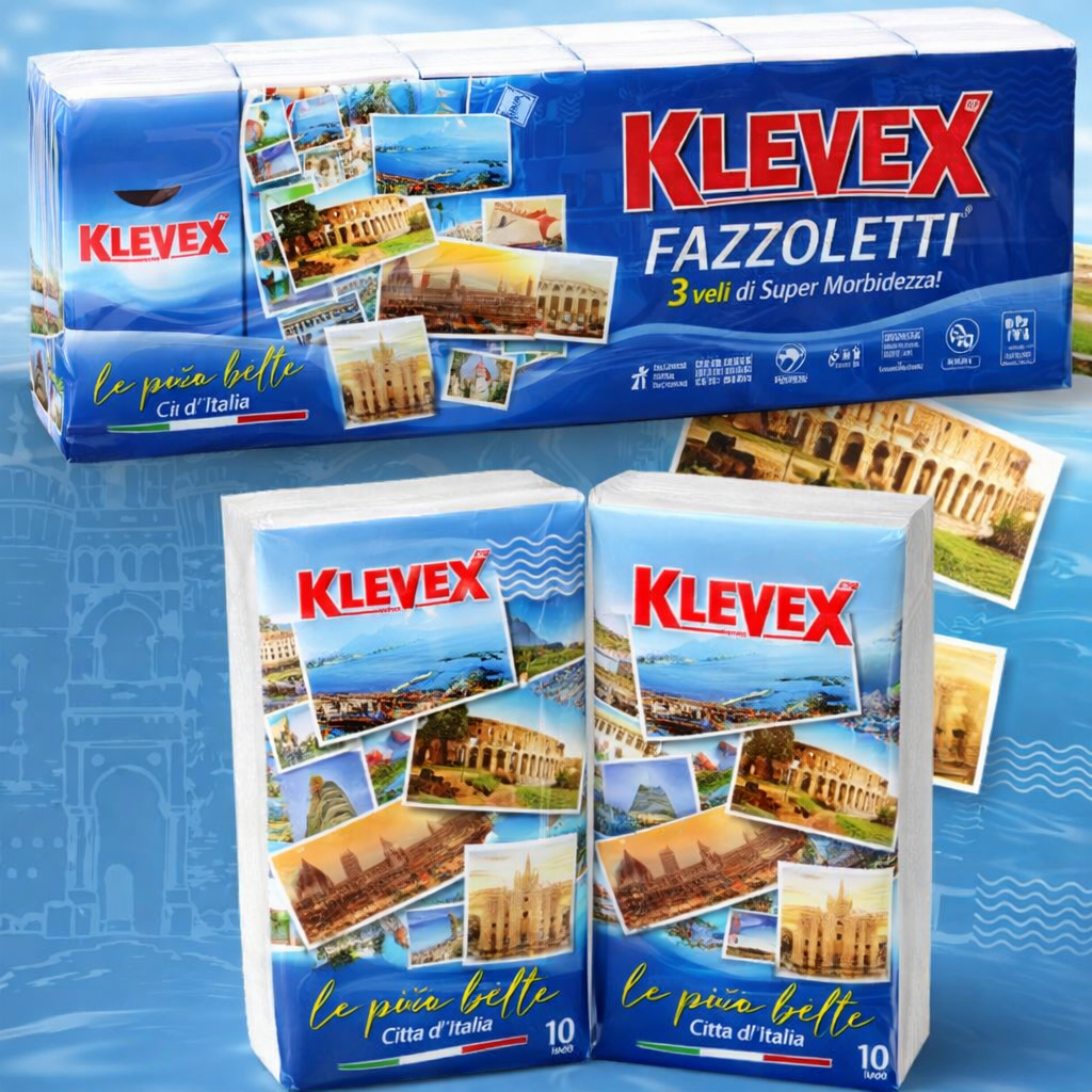 fatigati 1000 fazzoletti 3 veli ( 100 pacchetti da 10 pezzi) - foto 3