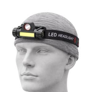 Torcia led frontale a batteria ricaricabile con fascia