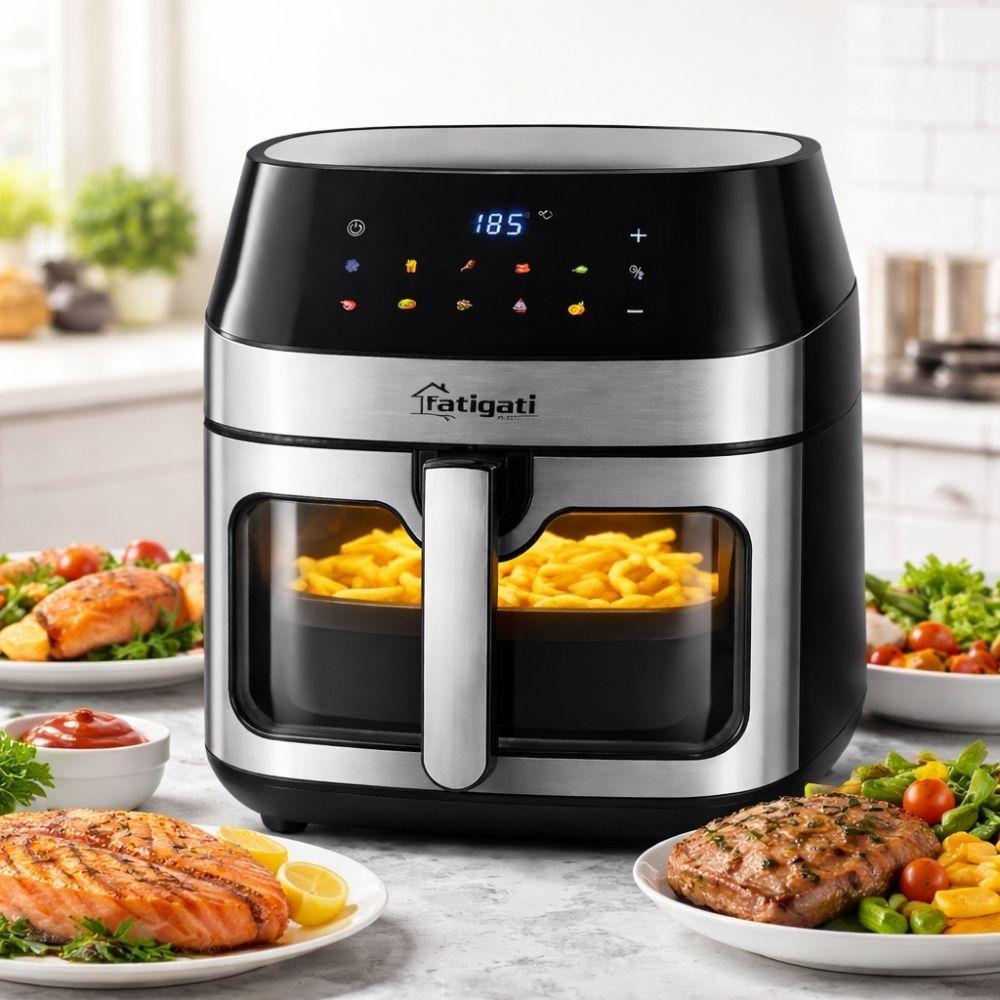  friggitricead aria 8l multifunzionale con display digitale 1700w - foto 2