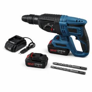 Martello tassellatore a batteria 88vf con caricabatterie e accessori