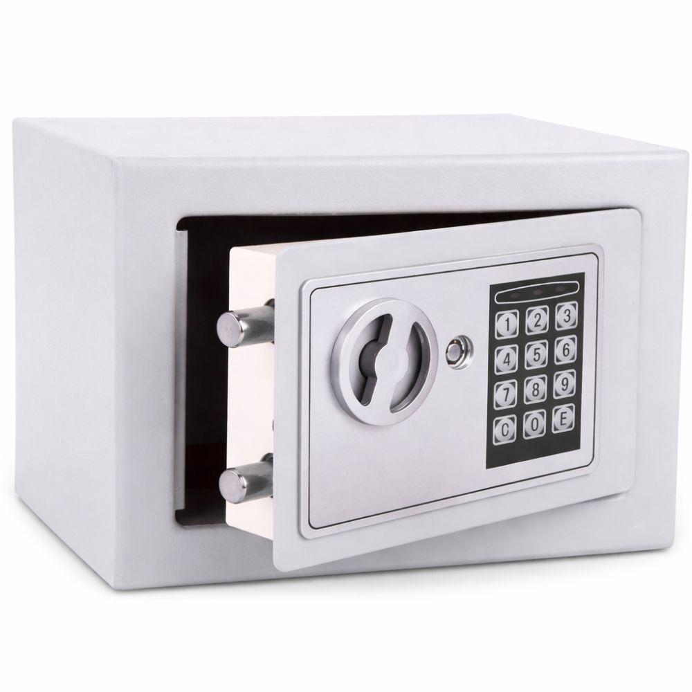  cassaforte di sicurezza elettronica digitale casa ufficio con chiave e codice 6l - foto 3