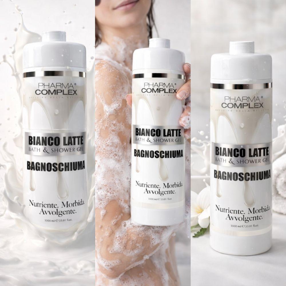 pharma complex pharma complex bagnoschiuma bianco latte – bath & shower gel - foto 2
