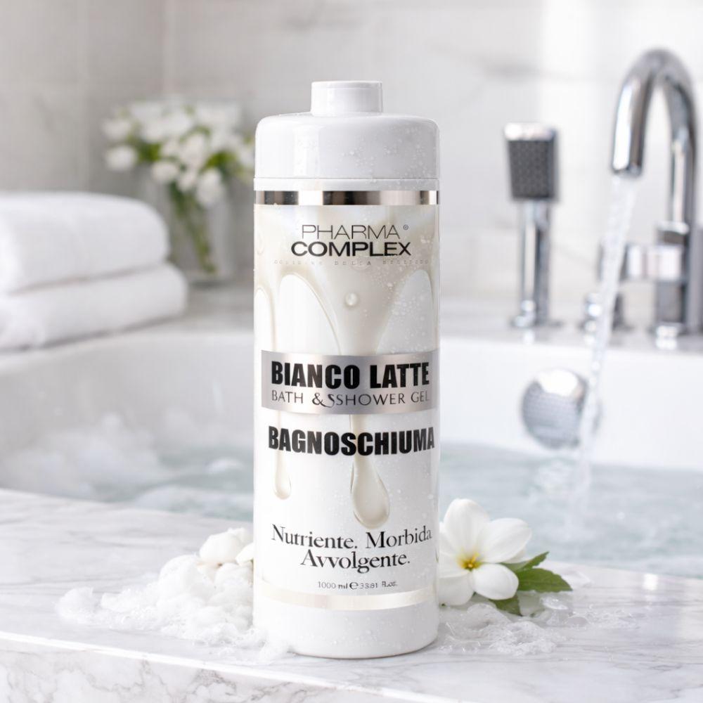 pharma complex pharma complex bagnoschiuma bianco latte – bath & shower gel - foto 5