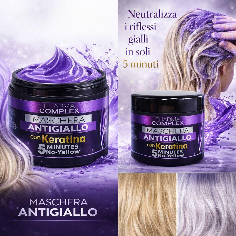 pharma complex pharma complex maschera antigiallo – con keratina - foto 3