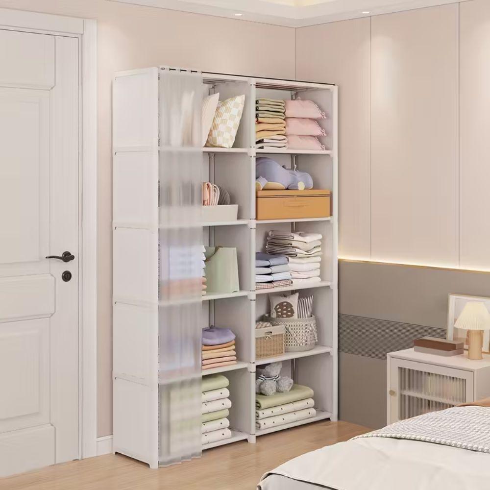  scatola organizzatrice multifunzionale in metallo - montaggio semplice, multi-livello  - design antipolvere - foto 3