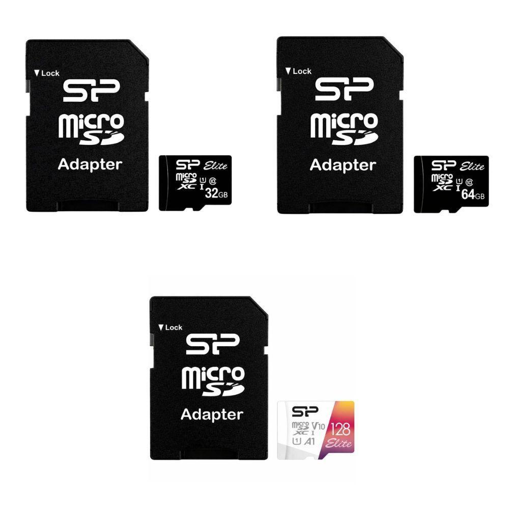  memory card microsdhc 32/64/128 gb elite classe 10 uhs-i per smartphone, fotocamere e video hd - foto 1