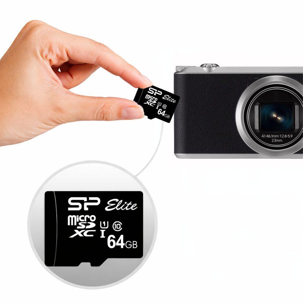  memory card microsdhc 32/64/128 gb elite classe 10 uhs-i per smartphone, fotocamere e video hd - foto 3