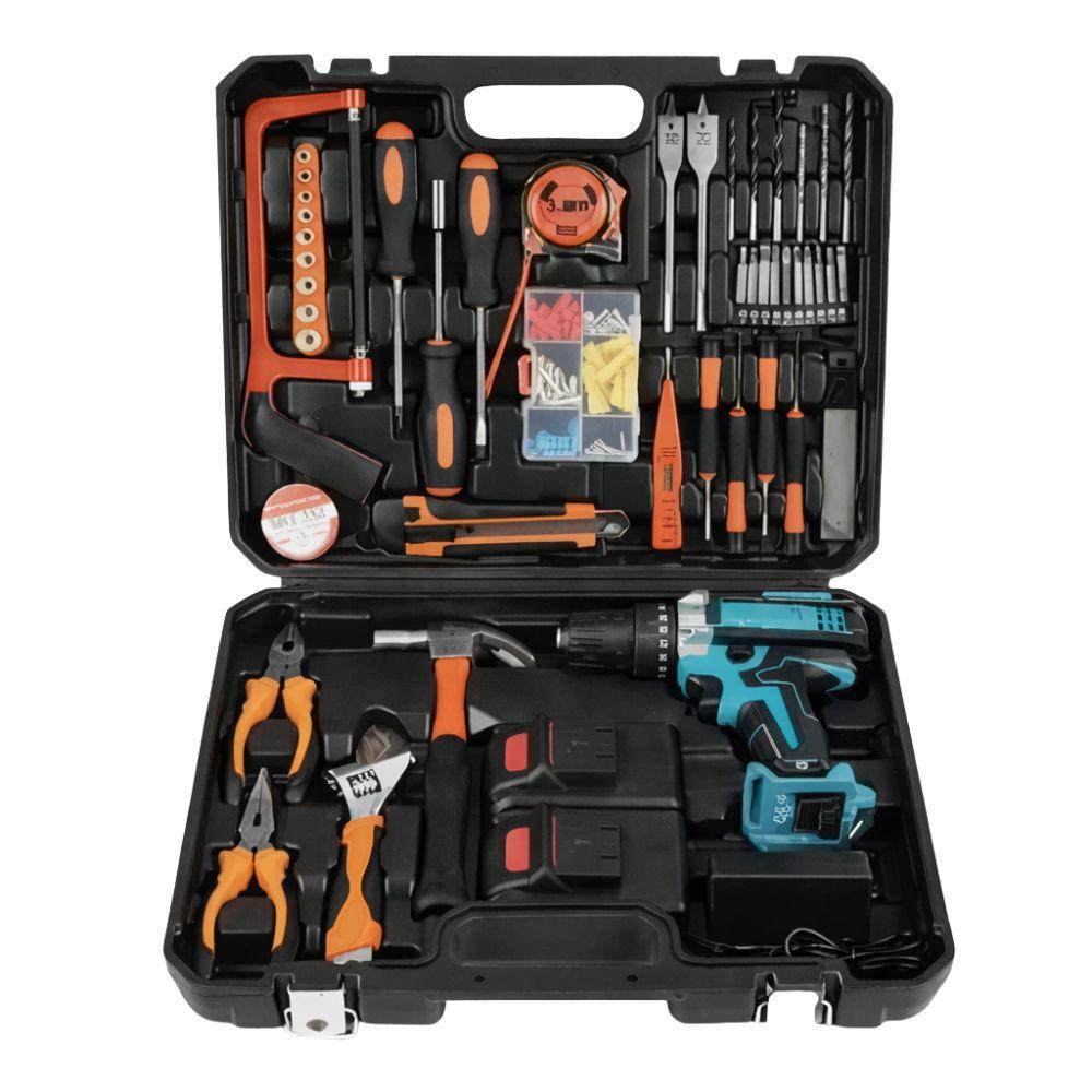  kit avvitatore trapano con valigetta attrezzi - foto 3