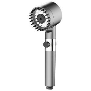 Soffione doccia a pioggia con filtro, 3 modalità e bocche in silicone massaggianti