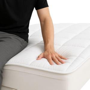 Topper singolo /una piazza e mezza /matrimoniale traspirante trapuntato anallergico con elastici