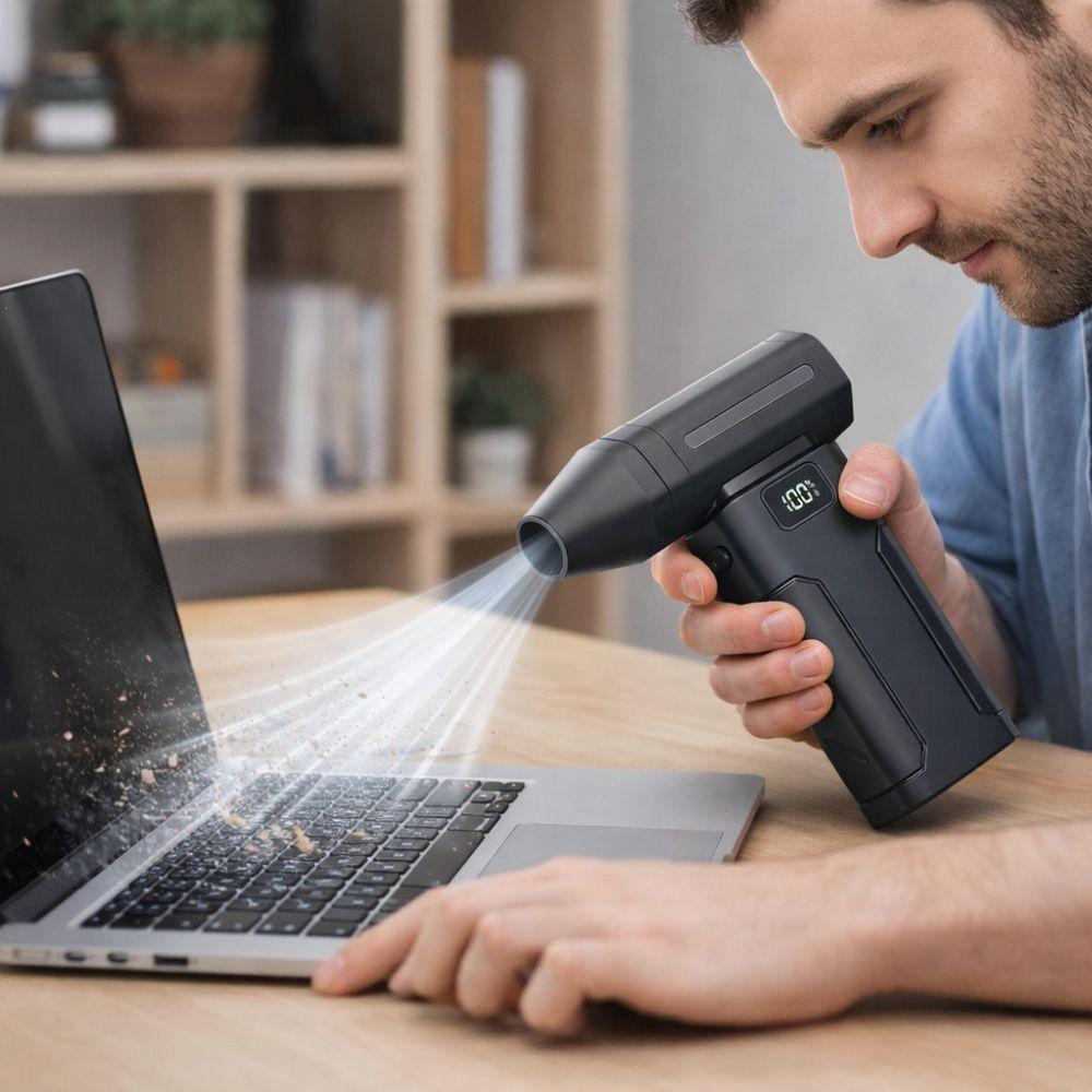  soffiatore elettrico portatile 10.000 r/s con 6 velocità - foto 4