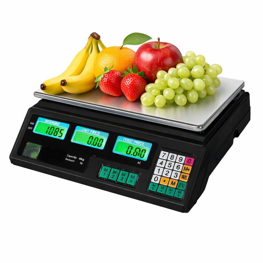  bilancia elettronica digitale professionale max 40 kg con piatto in acciaio inox – divisione di pesata 2 g - foto 2