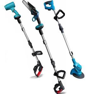 Kit motosega tagliabordi e soffiatore multifunzione da giardinaggio 4 in 1 con asta telescopica