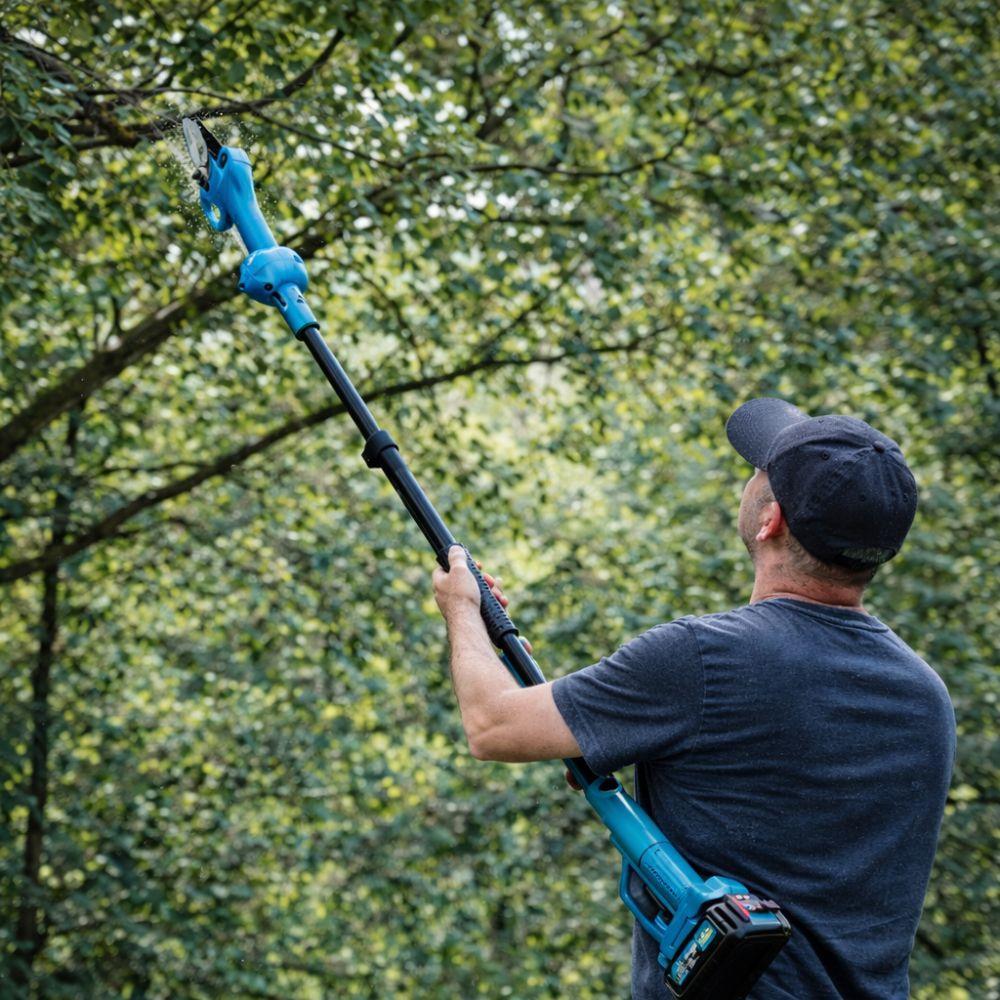  kit motosega tagliabordi e soffiatore multifunzione da giardinaggio 4 in 1 con asta telescopica - foto 5