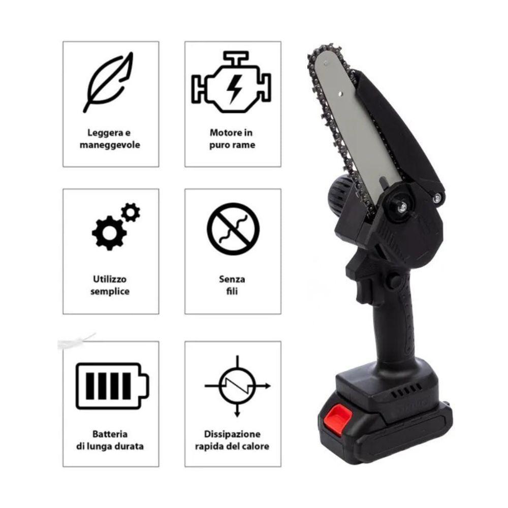  motosega a batteria per potatura e giardinaggio - foto 2