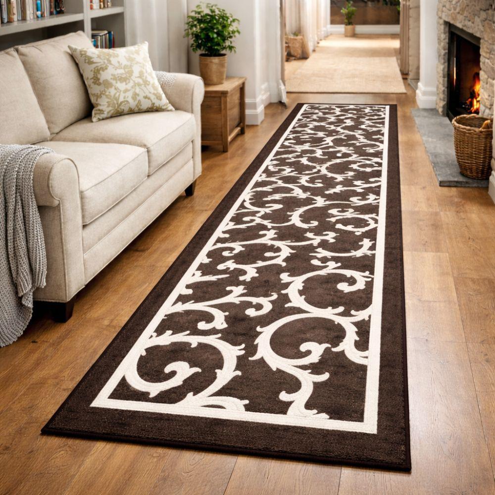  tappeto antiscivolo decorativo fantasia elegance, uso interno ed esterno - foto 1