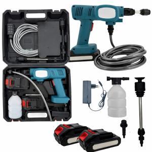 Idropulitrice portatile con due batterie da 24v e acces...