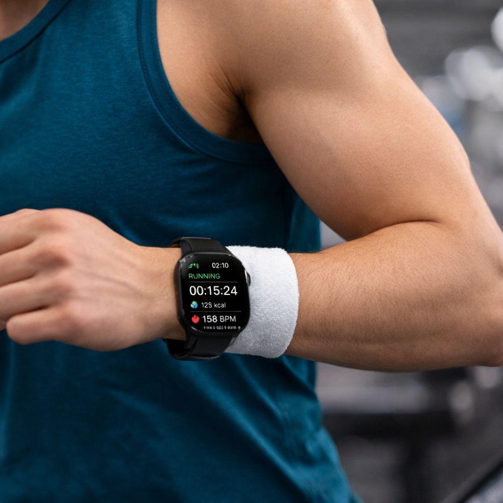  set di cuffie wireless bluetooth e smartwatch con tre cinturini intercambiabili - foto 3